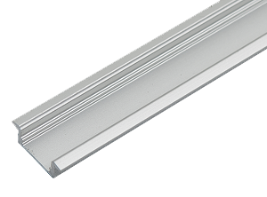 LED-strip Profiel inbouw laag Aluminium 2m - BEAM 1224