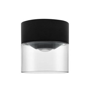 Plafondarmatuur voor binnen en buitenverlichting 5W 3000K MAT ZWART - INDIGO ILY