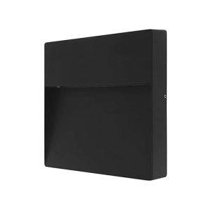 Wandarmatuur voor oriëntatieverlichting buiten 8W 3000K MAT ZWART - INDIGO COSTE 2