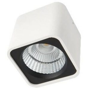 Opbouw plafond wit/zwart 9.5W 3000K 755Lm 36° - VDGE 0442