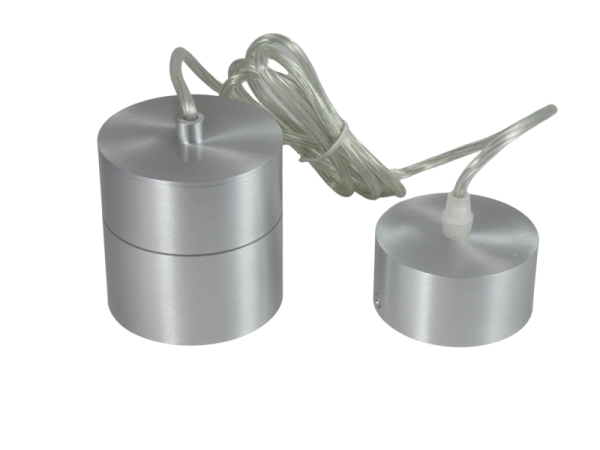 Pendel armatuur rond Ø90 Geborsteld aluminium GU10 - VDGE 0254 - Afbeelding 4