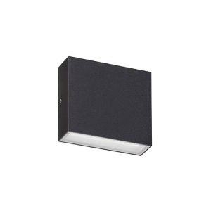 Wandarmatuur voor buitenverlichting 7W 3000K 870Lm IP67 ANTRACIET - INDIGO BRIKPRO 1