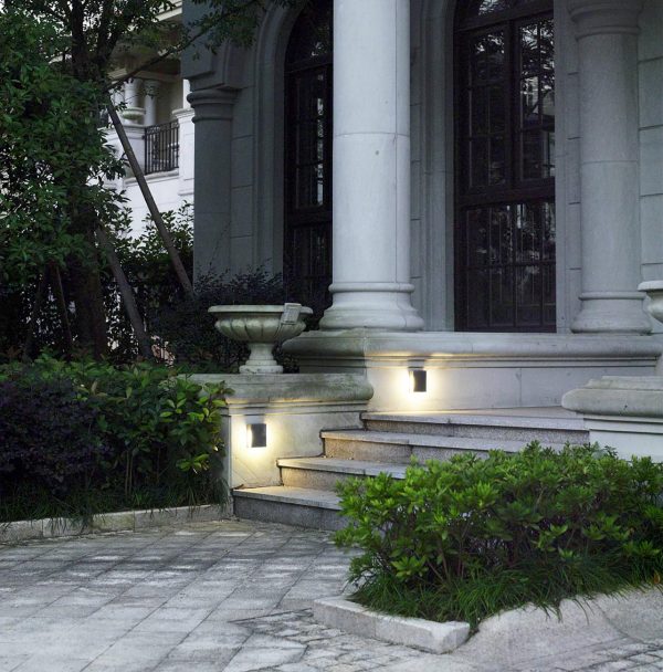 Wandarmatuur voor oriëntatieverlichting voor buiten LED 3W 3000K ANTRACIET - INDIGO LUXI 120 S - Afbeelding 4