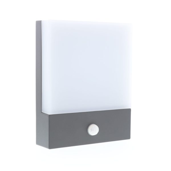 Wandarmatuur voor buitenverlichting met sensor LED 6W 3000K ANTRACIET - INDIGO LUXI 45 SENSOR - Afbeelding 2