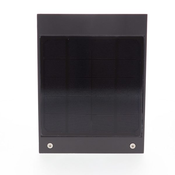 Vierkant verlichtingsarmatuur met zonnecellen voor buiten LED 2W 3000K ANTRACIET - INDIGO RAMA W - Afbeelding 2