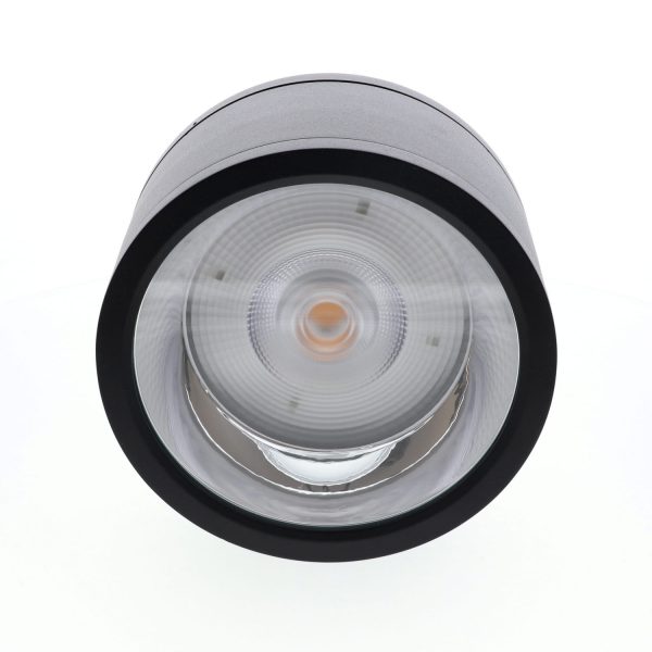 Plafondarmatuur voor binnen en buitenverlichting 35W 3000K MAT ZWART - INDIGO FARO 2 - Afbeelding 2