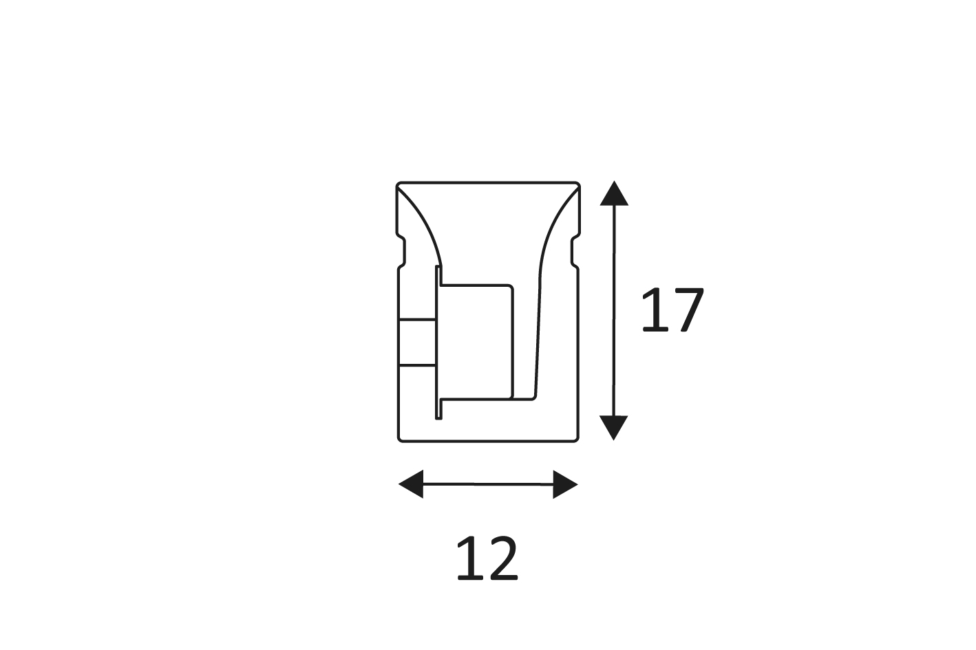 Tussenverbinding  voor LED-strip ST135 - INDIGO TOEBEHOREN ST135 - Afbeelding 3