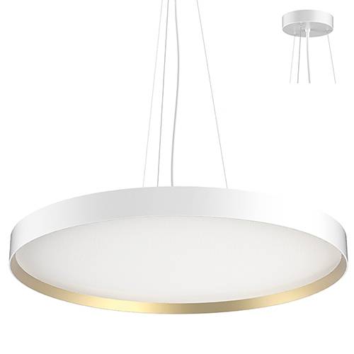 Ronde hanglamp 68W 120° MAT WIT - GOUD - INDIGO NOVA CSP 3 P