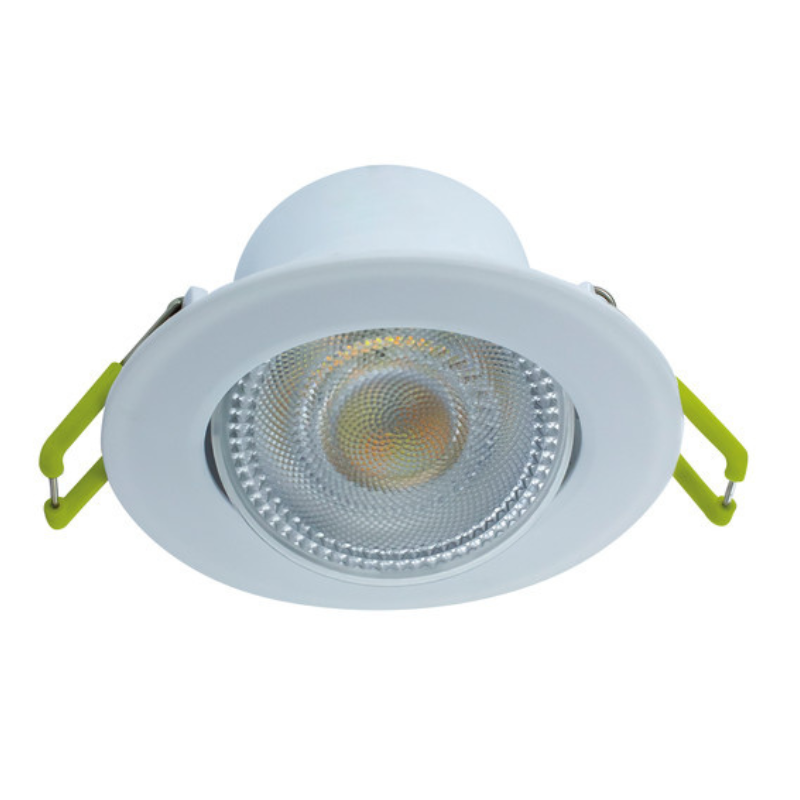 COMPACTE ECO LED INBOUWSPOT KANTELBAAR WIT IP44 5.5W DIMBAAR 3000/4000/6500K - INTEGRAL LED ILDL68G006 - Afbeelding 7
