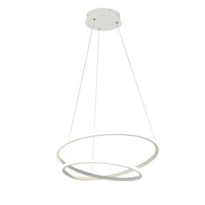 Pendel LED 47W 3000K dimbaar ø525mm wit - FANTASIA BOA LED 52