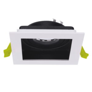 INBOUWSPOT ACCENTPLUS GIMBAL 1XGU10 VIERKANT 100X100MM KANTELBAAR - INTEGRAL LED ILDL90N015