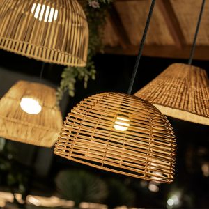 Hanglamp van Natuurlijke vezels E27 Ø35cm - New Garden Bossa 20 Kabel