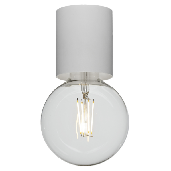 Plafondlamp E27 Ø80 Wit - FANTASIA BABU 80