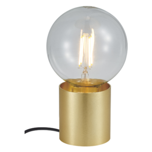 Tafellamp E27 Ø80 Geborsteld Goud - FANTASIA BABU TL 80