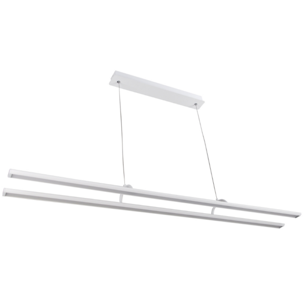 Pendel LED 2x24Watt 3000K Wit - FANTASIA LINO 2x120