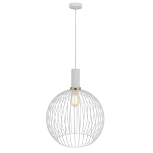 Pendel E27 Ø350mm Wit / Goud - FANTASIA OONAH 35