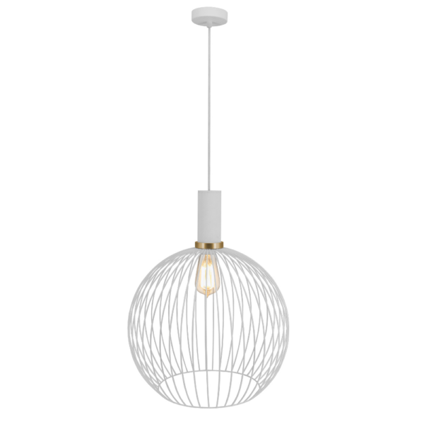 Pendel E27 Ø450mm Wit / Goud - FANTASIA OONAH 45