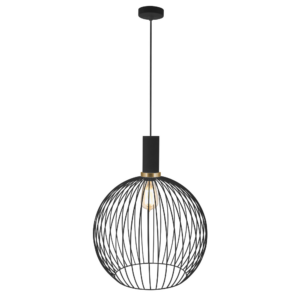 Pendel E27 Ø350mm Zwart / Goud - FANTASIA OONAH 35