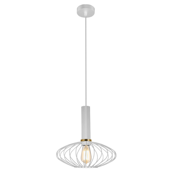 Pendel E27 Ø290mm Wit / Goud - FANTASIA OONAH 29