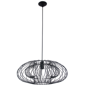 Pendel 1xE27 diam 50cm  Zwart - FANTASIA STRINGS 50