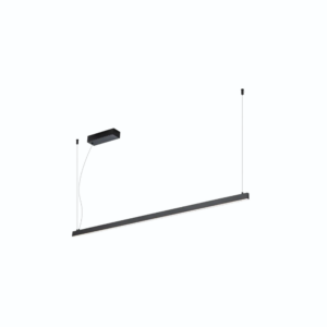 Pendel lineair LED 38W 3000K 1200mm dimbaar Mat zwart - FANTASIA GURI L 12
