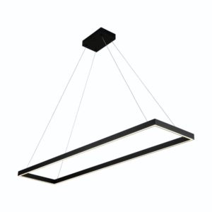 Pendel LED 53W 3000K 300x1200mm dimbaar Mat zwart - FANTASIA GURI R