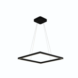 Pendel LED 65W 3000K 600x600mm dimbaar Mat zwart - FANTASIA GURI V 60