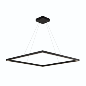 Pendel LED 98W 3000K 900x900mm dimbaar Mat zwart - FANTASIA GURI V 90