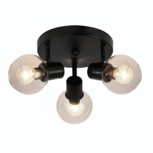 Plafondlamp 3x E14 helder glas - FANTASIA OSIRA PL 3