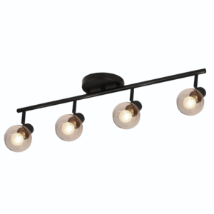 Plafondlamp balk 4x E14 helder glas - FANTASIA OSIRA PL 4