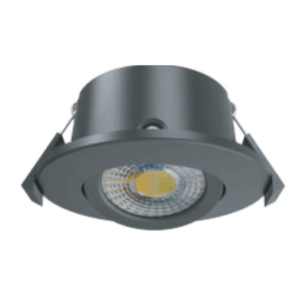 Inbouwspot rond ZWART Ø88 Richtbaar - LED 8W 38° - CCT 2700-3000-4000K - IP65 - Dimbaar - Beam 0024B