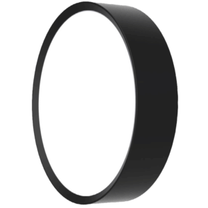 Opbouw Plafond/Wand rond ZWART Ø250mm - LED 12W 3000K - IP65 - Beam 0841