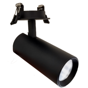 Half inbouwspot rond ZWART Richtbaar - Multipower 8-15W 3000K 36° Dimbaar - Beam 0115B