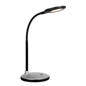 Bureaulamp LED 4,8W Zwart + zilver - FANTASIA INDEX