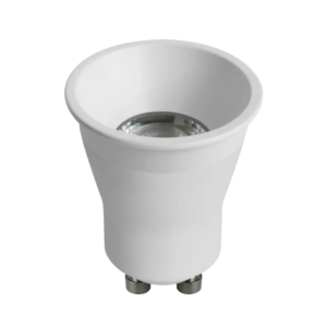 MR11 GU10 Verzonken Deco mini base 4,9W 2700K dimbaar Wit + witte ring - FANTASIA MR11 GU10 4.9W 2700K W
