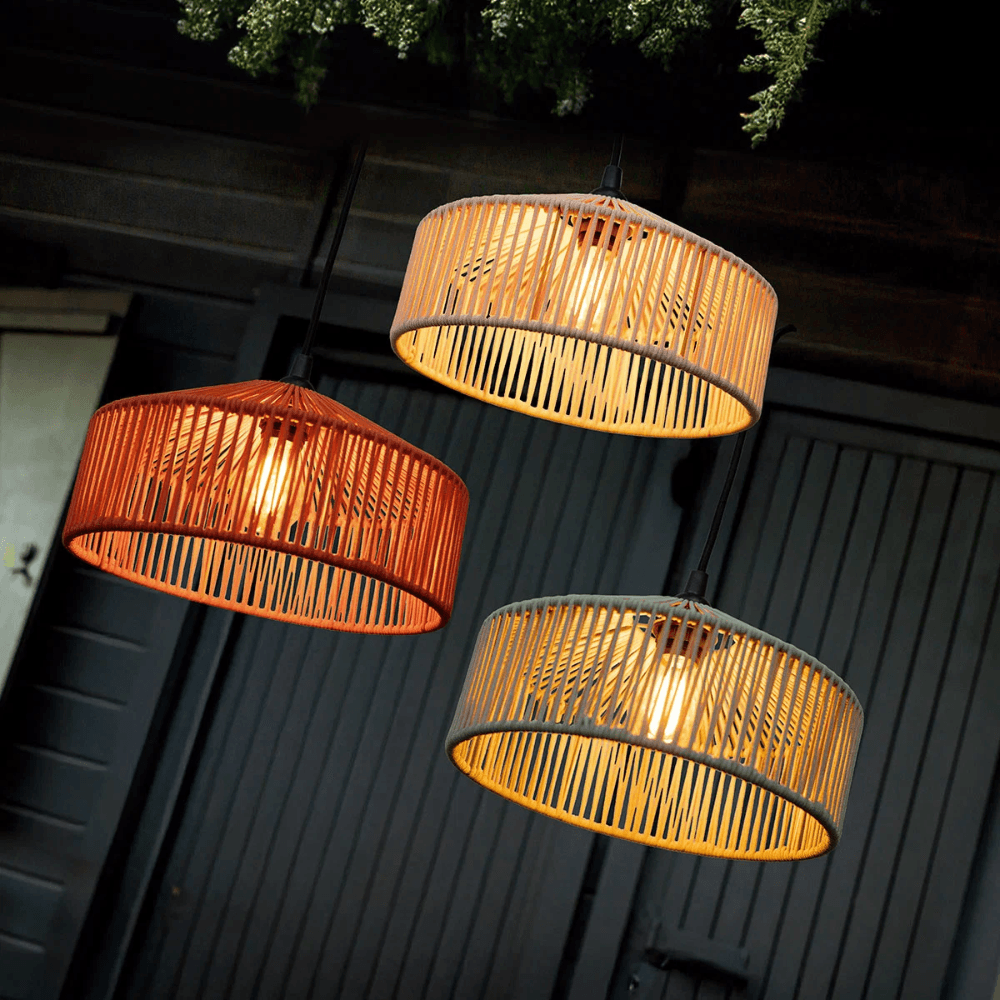 Hanglamp - New Garden Calabardina E27 WIT / GROEN of TERRACOTTA